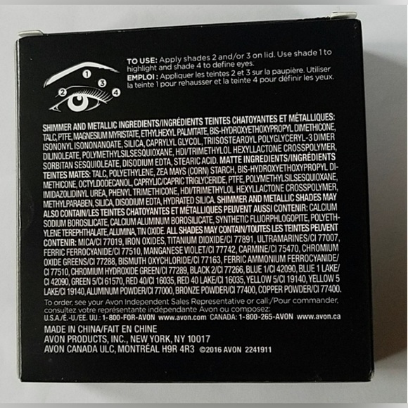 👁️ LOT OF 4 TRUE COLOR EYESHADOW QUAD Avon Old Stock Desert Emerald Vine Gilded - Picture 8 of 8